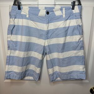 Harmont & Blaine Blue and White Flat Front Shorts Size 52, US 36 see chart GUC